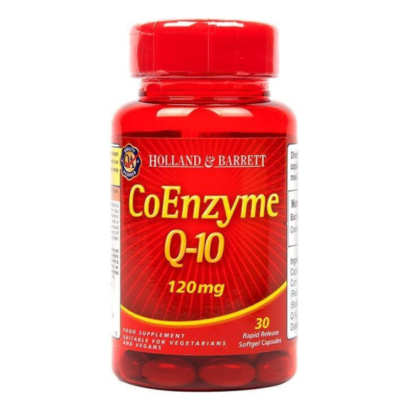 CoEnzyme Q-10 120 мг 30 гел-капсули | Holland & Barrett
