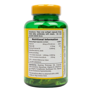 Cold Pressed Evening Primrose Oil 1000 мг с витамин B6 120 капсули | Holland & Barrett