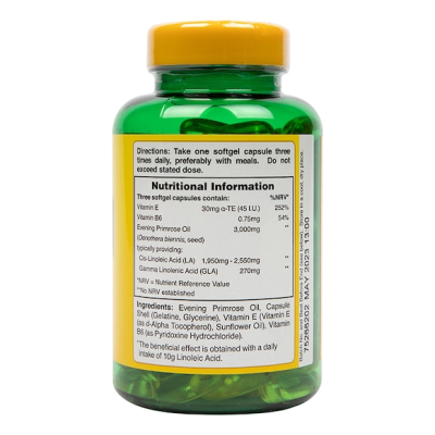 Cold Pressed Evening Primrose Oil 1000 мг с витамин B6 120 капсули | Holland & Barrett Cold Pressed Evening Primrose Oil 1000 мг с витамин B6 120 капсули | Holland & Barrett