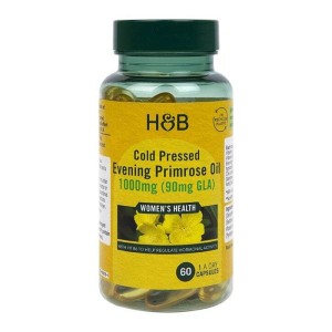 Cold Pressed Evening Primrose Oil 1000 мг с витамин B6 60 капсули | Holland & Barrett