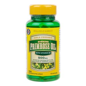 Cold Pressed Evening Primrose Oil 500 мг 100 капсули | Holland & Barrett