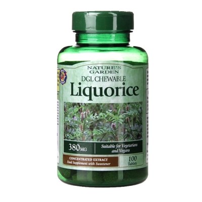 DGL Chewable Liquorice 380 мг 100 таблетки | Natures Garden Помага при проблеми на храносмилателната система Стимулира имунната система и предпазва от развитие на рак Подобрява паметта DGL Женско Биле DGL Chewable Liquorice 380 мг 100 таблетки | Natures G