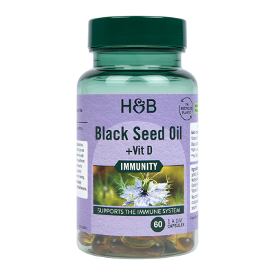 Blackseed Oil 60 капсули | Holland & Barrett  Изцяло естествен продукт Бори се с възпалението и бронхиалната астма Мощен антиоксидант Масло от Черен Кимион капсули е на топ цена от Holland &a Blackseed Oil 60 капсули | Holland & Barrett  Изцял