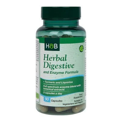 Herbal Digestive and Enzyme Formula 90 капсули | Holland & Barrett Herbal Digestive and Enzyme Formula 90 капсули | Holland & BarrettДарява храносмилателната Ви система със здраве
Грижи се за Вашия стомах и храносмилане
Действа благопри Herbal Digestive and Enzyme Formula 90 капсули | Holland & Barrett Дарява храносмилателната Ви система със здраве Грижи се за Вашия стомах и храносмилане Действа благоприятно и облекчава болката при колит Herbal Digestive and Enzyme Formula 90 капсули