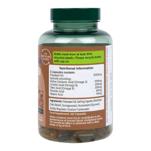 Flaxseed (Linseed) Oil 1000 мг 120 гел-капсули | Holland & Barrett