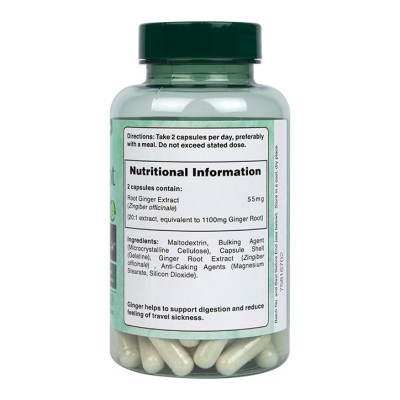 Ginger Root 550 мг 120 капсули | Holland & Barrett Ефективно укрепване на имунитета Обезболяващ и противовъзпалителен ефект Оказва стомашно-чревна подкрепа Намалява гаденето Джинджифил Корен 550 мг Ginger Root 550 мг 120 капсули | Holland & Barret