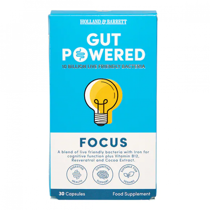 Gut Powered Focus 30 капсули | Holland & Barrett