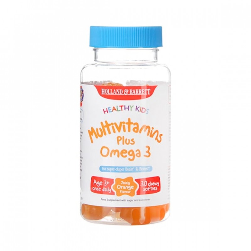 Healthy Kids Multivitamins plus Omega 3 30 гел-капсули | Holland & Barrett