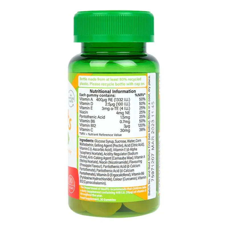 Healthy Kids Multivitamins 30 дражета | Holland & Barrett Healthy Kids Multivitamins 30 дражета | Holland & BarrettЗа силен и здрав имунитет
Защитава организма на детето от развитие на вирусни инфекции
Лесен и удобен начин за получаване Healthy Kids Multivitamins 30 дражета | Holland & Barrett За силен и здрав имунитет Защитава организма на детето от развитие на вирусни инфекции Лесен и удобен начин за получаване на всички важни витамини Healthy Kids Multivitamins 30 дражета | Hollan