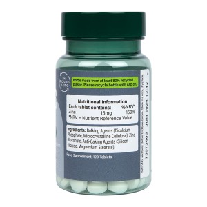 High Strength Zinc 15 мг 120 таблетки | Holland & Barrett