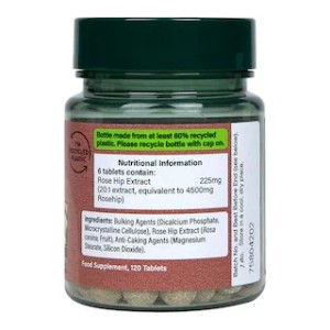 100% Natural Rose Hip 750 мг 120 таблетки | Holland & Barrett