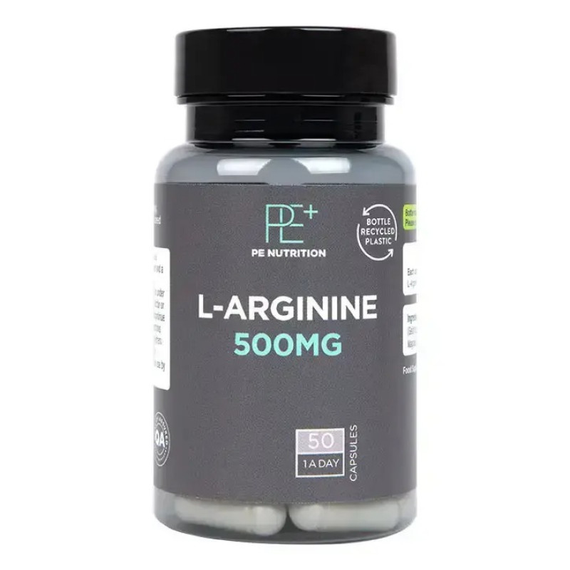 L-Arginine 500 мг 50 капсули | Holland & Barrett