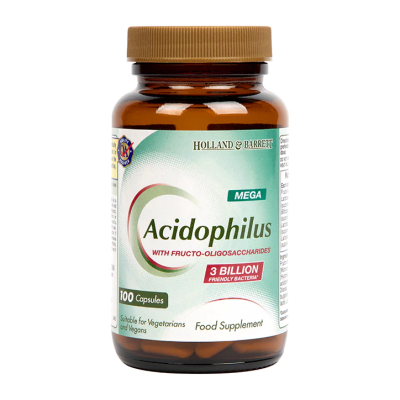 Mega Acidophilus with FOS 100 капсули | Holland & Barrett Mega Acidophilus with FOS 100 капсули | Holland & BarrettИзточник на 3 милиарда приятелски бактерии
Грижи се за здравето на стомаха и храносмилателната система
Подходящ за употре Mega Acidophilus with FOS 100 капсули | Holland & Barrett Източник на 3 милиарда приятелски бактерии Грижи се за здравето на стомаха и храносмилателната система Подходящ за употреба при диария или запек Mega Acidophilus with FOS 100 капсули | Holland