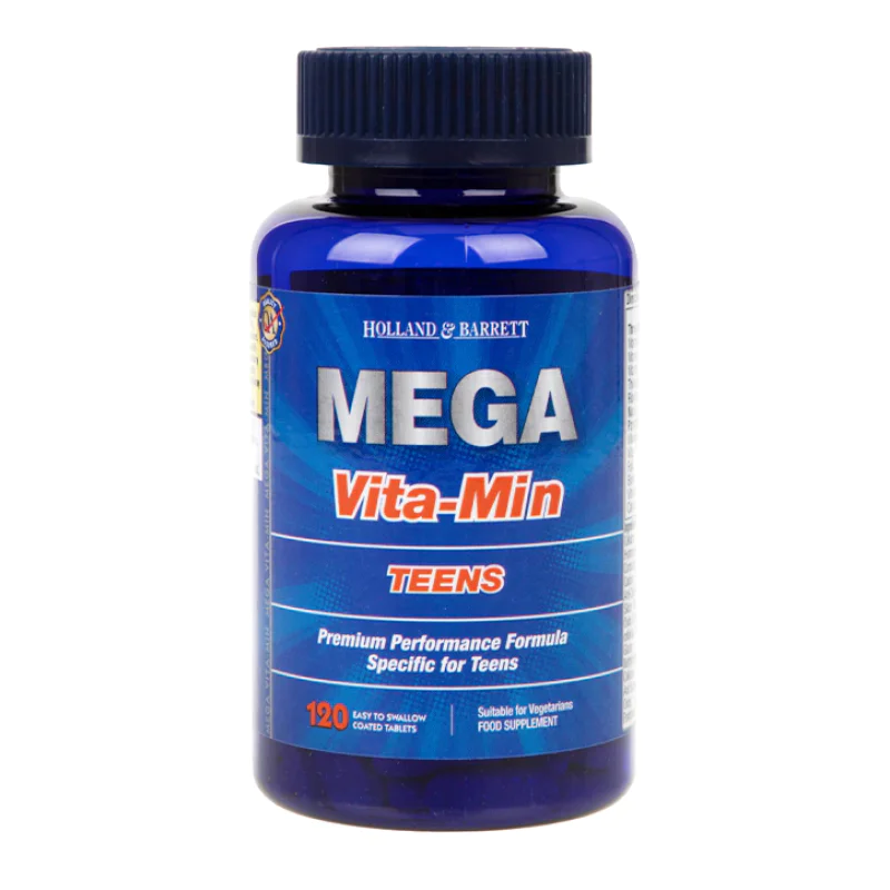 Mega VitaMin Teens 120 таблетки | Holland & Barrett Mega VitaMin Teens 120 таблетки | Holland & BarrettСпециална формула, която осигурява на тинейджърите здраве
Съдържа основните витамини и минерали
Дарява здраве и силен имунитет
Мега Mega VitaMin Teens 120 таблетки | Holland & Barrett Специална формула, която осигурява на тинейджърите здраве Съдържа основните витамини и минерали Дарява здраве и силен имунитет Мега Витамини за Тийне Mega VitaMin Teens 120 таблетки | Holland & B