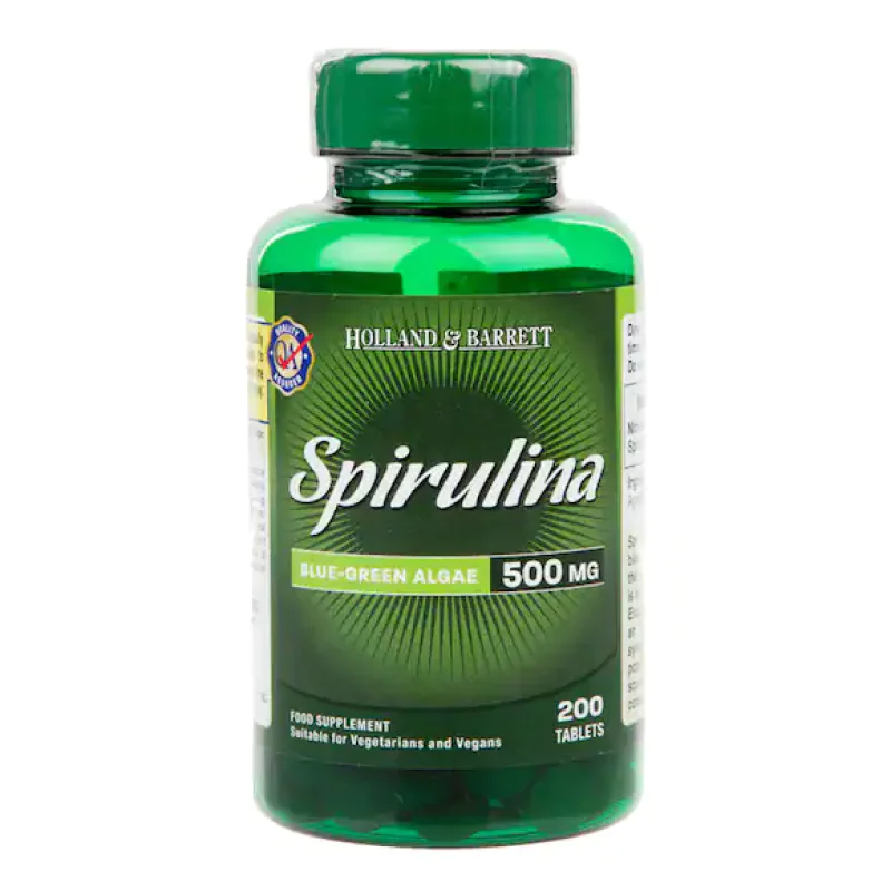 Spirulina 500 мг 200 таблетки | Holland & Barrett Spirulina 500 мг 200 таблетки | Holland & BarrettУкрепва организма и го дарява със здраве
Намалява риска от развитие на сърдечни заболявания
Регулира високите нива на холестерол и ниват Spirulina 500 мг 200 таблетки | Holland & Barrett Укрепва организма и го дарява със здраве Намалява риска от развитие на сърдечни заболявания Регулира високите нива на холестерол и нивата на триглиц Spirulina 500 мг 200 таблетки | Holland & Barre