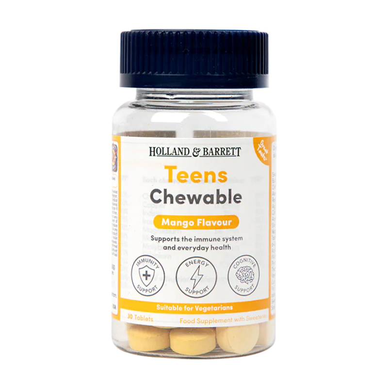 Teens Chewable Mango Flavour 30 дъвчащи таблетки | Holland & Barrett