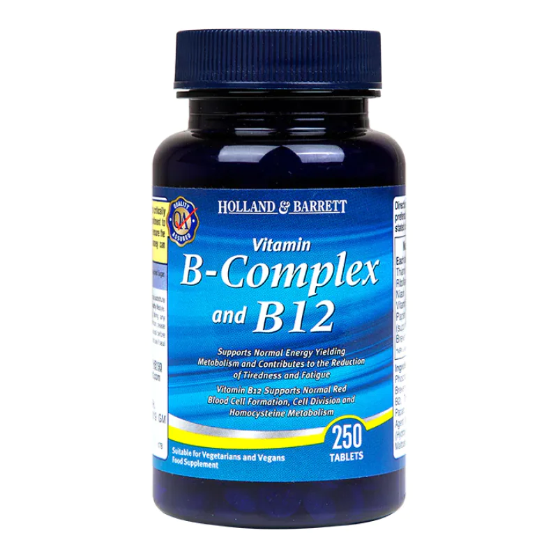 Vitamin B-Complex & B12 250 таблетки | Holland & Barrett Vitamin B-Complex & B12 250 таблетки | Holland & Barrettо от заболяванияГрижи се за здравето и имунната система
Предпазва сърцетo
Дарява организма с енергия и сили
Витам Vitamin B-Complex & B12 250 таблетки | Holland & Barrettо от заболявания Грижи се за здравето и имунната система Предпазва сърцетo Дарява организма с енергия и сили Витамин Б-Комплекс & Б12 на Vitamin B-Complex & B12 250 таблетки | Holland