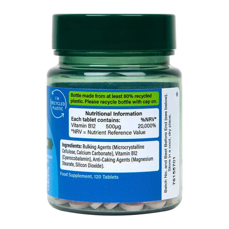 Vitamin B12 500 мкг 120 таблетки | Holland & Barrett Vitamin B12 500 мкг 120 таблетки | Holland & BarrettГрижи се за сърдечното здраве
Регулира стойностите на хемоглобин
Стимулира имунната система и дарява организма с повече сили и енер Vitamin B12 500 мкг 120 таблетки | Holland & Barrett Грижи се за сърдечното здраве Регулира стойностите на хемоглобин Стимулира имунната система и дарява организма с повече сили и енергия Витамин Б12 5 Vitamin B12 500 мкг 120 таблетки | Holland &