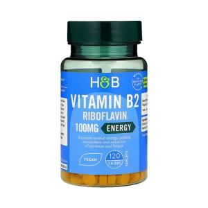 Riboflavin Vitamin B2 100 мг 120 таблетки | Holland & Barrett