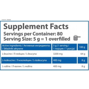 BCAA 8:1:1 Orange 400 g | HSlabs