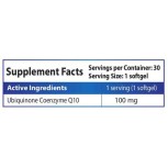CoQ10 - Ubiquinone 100 mg 30 softgels | HSLabs
