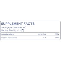 Creatine Powder - Unflavored 500 g | HSLabs