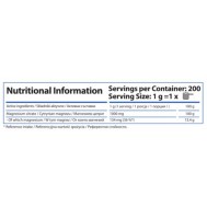 [Magnesium Citrate 200 гр | HS Labs Подпомага нормалната работа на нервно-мускулната система Помага за намаляване на умората Подкрепа за здравословния енергиен метаболизъм Участва в минерализацията на кости