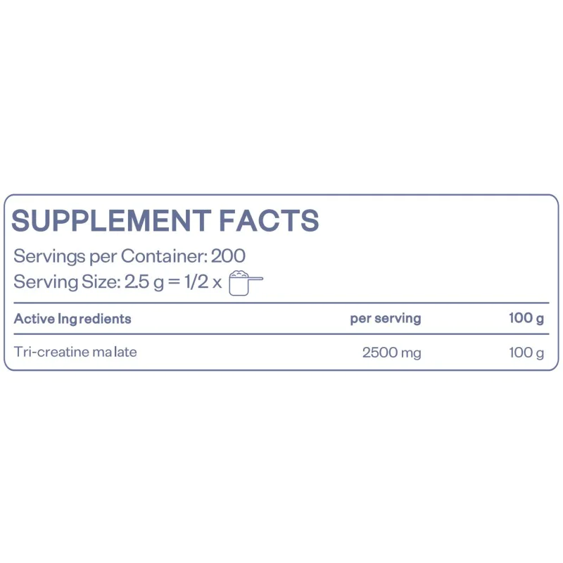 Tri Creatine Malate 500 g | HS Labs Tri Creatine Malate 500 g | HS LabsВисококачествен креатин малат на прах
Увеличава ефективността на енергийните процеси в организма
Подобрява физическата ефективност
Задържа по-малко вода в организма
Заси Tri Creatine Malate 500 g | HS Labs Висококачествен креатин малат на прах Увеличава ефективността на енергийните процеси в организма Подобрява физическата ефективност Задържа по-малко вода в организма Tri Creatine Malate 500 g | HS Labs Висококачествен кр