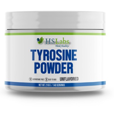 Tyrosine Powder UNFLAVORED 210 gr | HS Labs Освобождаване от стреса Подобрява функцията на нервната система Нормализиране работата на щитовидната жлеза Помага при състояния на депресия и тревожност Подо Tyrosine Powder UNFLAVORED 210 gr | HS Labs Освобожд