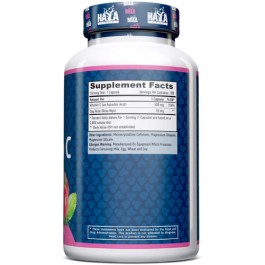 Vitamin C with Rose Hips 500 мг 100 капсули | Haya Labs