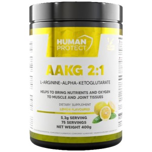 AAKG 2:1 Powder | L-Arginine-Alpha-Ketoglutarate - Лимон 400 г | Human Protect