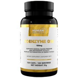 Coenzyme Q10 100 mg | with Phospholipids - 120 капсули | Human Protect