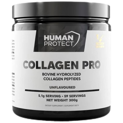 Collagen Pro | Collagen Peptides - Неовкусен 300 г | Human Protect