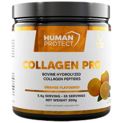 Collagen Pro | Collagen Peptides - Портокал 300 г | Human Protect