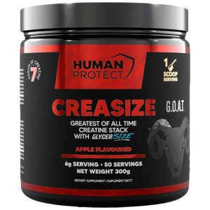 Creasize | with 7 Forms of Creatine - Ябълка 300 г | Human Protect