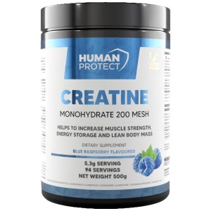 Creatine Monohydrate Powder - Синя малина 500 г | Human Protect Creatine Monohydrate Powder - Синя малина 500 г | Human Protect