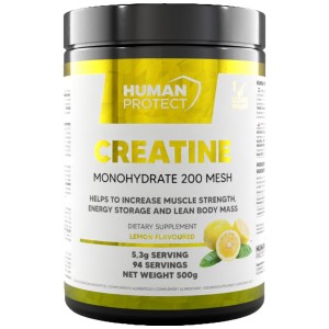 Creatine Monohydrate Powder - Лимон 500 г | Human Protect Creatine Monohydrate Powder - Лимон 500 г | Human Protect