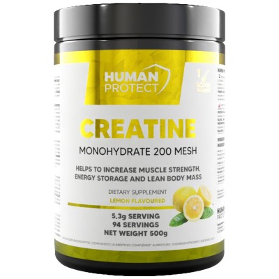 Creatine Monohydrate Powder - Лимон 500 г | Human Protect
