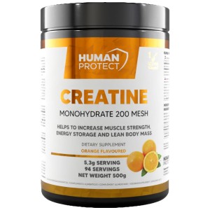 Creatine Monohydrate Powder - Портокал 500 г | Human Protect Creatine Monohydrate Powder - Портокал 500 г | Human Protect