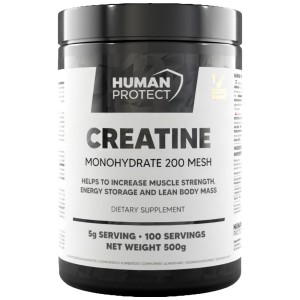 Creatine Monohydrate Powder - Неовкусен 500 г | Human Protect Creatine Monohydrate Powder - Неовкусен 500 г | Human Protect