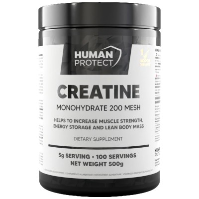 Creatine Monohydrate Powder - Неовкусен 500 г | Human Protect
