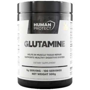 Glutamine Powder - Неовкусен 500 г | Human Protect Glutamine Powder - Неовкусен 500 г | Human Protect