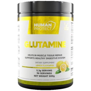 Glutamine Powder - Лимон 500 г | Human Protect Glutamine Powder - Лимон 500 г | Human Protect