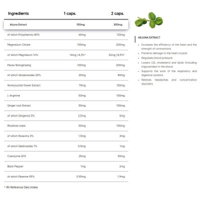 Heart Support | Proper Heart Function Support - 60 капсули | Human Protect