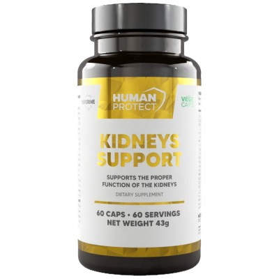 Kidneys Support | Proper Kidney Function Support - 60 капсули | Human Protect