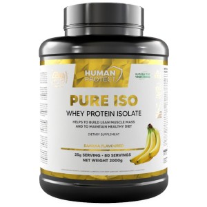 Pure Iso | Whey Protein Isolate - Банан 2000 г | Human Protect