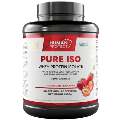 Pure Iso | Whey Protein Isolate - Ягода 2000 г | Human Protect