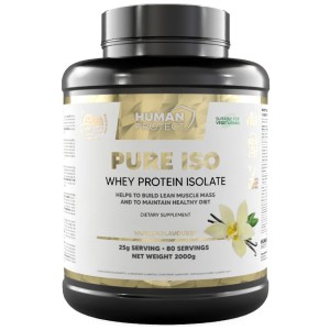 Pure Iso | Whey Protein Isolate - Ванилия 2000 г | Human Protect