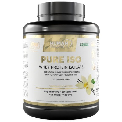 Pure Iso | Whey Protein Isolate - Ванилия 2000 г | Human Protect