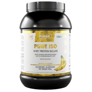 Pure Iso | Whey Protein Isolate - Банан 900 г | Human Protect